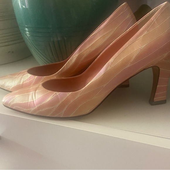 Vintage Versani iridescent made in Italy pumps size 9 - Picture 7 of 7
